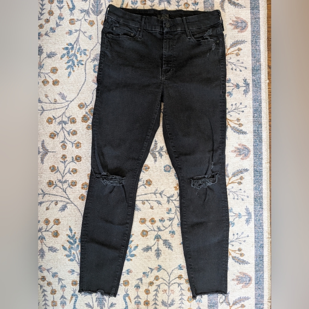 MOTHER The Looker Ankle Fray In "Guilty As Sin" 🎶🤍✉️, Size 29